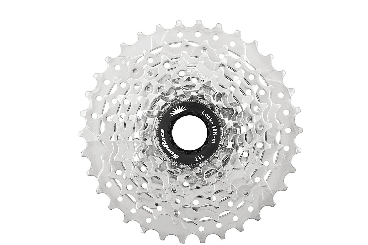 Sunrace CSM96 9sp Cassette-Zilver-11-34 1 Sunrace CSM96 9sp Cassette-Zilver-11-34