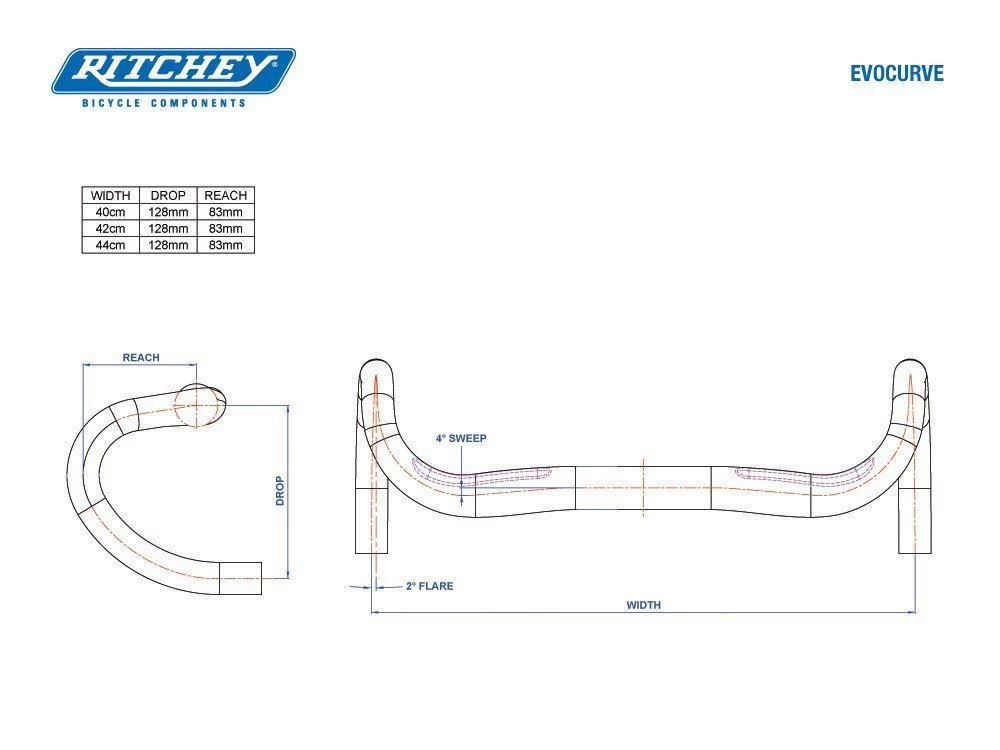 Ritchey WCS EvoCurve Stuurbocht 4 Ritchey WCS EvoCurve Stuurbocht - Image 4