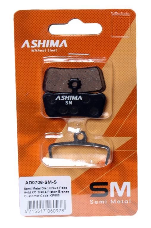 Ashima Avid XO Trail 4 Piston Brakes Schijfremblokken 1 Ashima Avid XO Trail 4 Piston Brakes Schijfremblokken