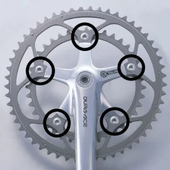 Shimano Bladboutenset Dura Ace 7700 - 5 Pcs - NOS