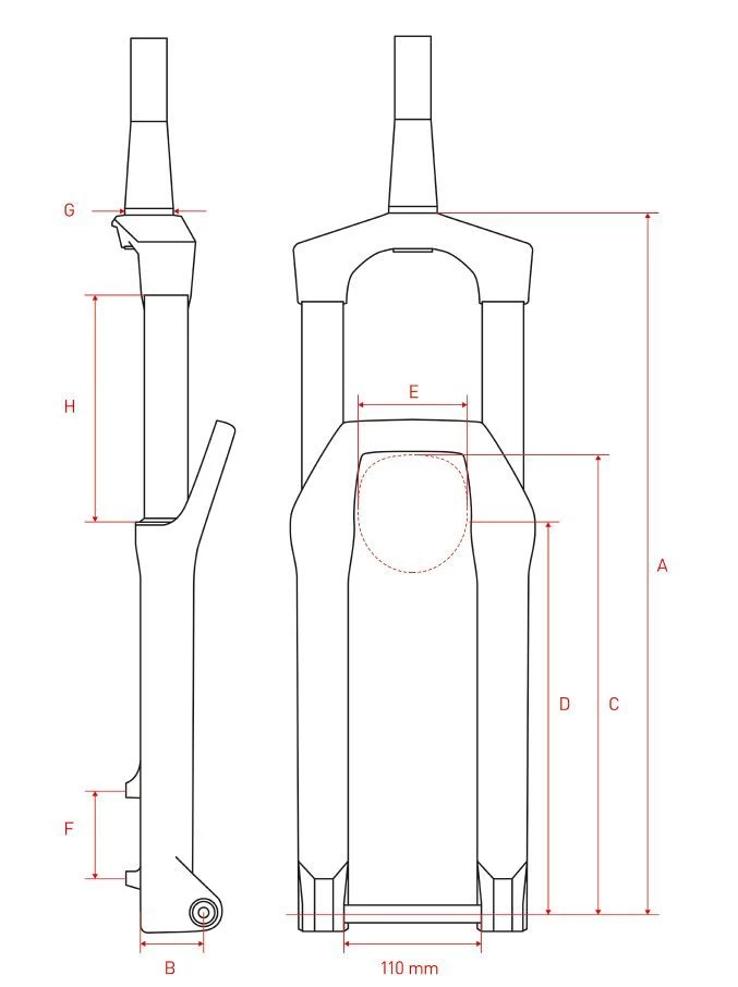 Dt-swiss DT Swiss F232 One 29 Voorvork-Zwart 3 Dt-swiss DT Swiss F232 One 29 Voorvork-Zwart - Image 3