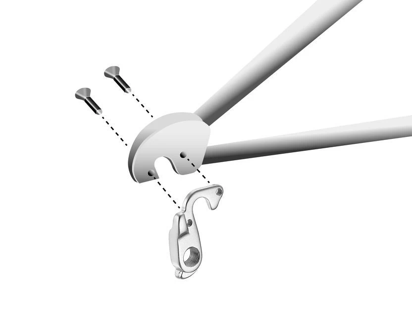 Math Salden GH112 Aluminium Derailleurhanger-Zilver 4 Math Salden GH112 Aluminium Derailleurhanger-Zilver - Image 4