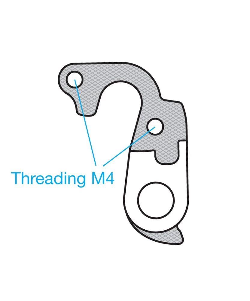 Math Salden GH112 Aluminium Derailleurhanger-Zilver 3 Math Salden GH112 Aluminium Derailleurhanger-Zilver - Image 3