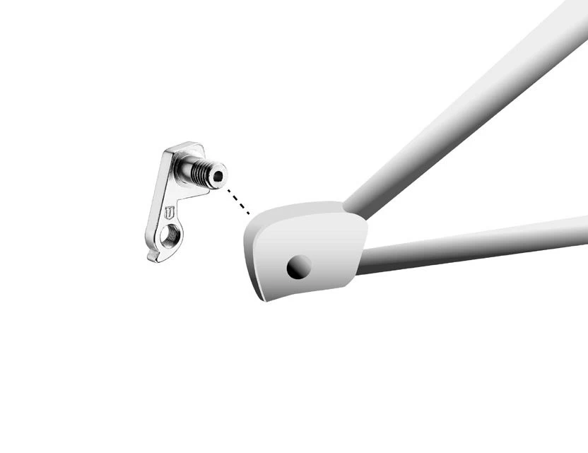 Math Salden GH113 Aluminium Derailleurhanger-Zilver 3 Math Salden GH113 Aluminium Derailleurhanger-Zilver - Image 3