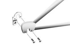 Math Salden GH114 Aluminium Derailleurhanger-Zilver -Fietscomponenten Winkel gh 114 assembly