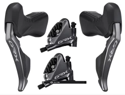 Shimano GRX RX815 Di2 Disc Shifterset Incl. RX810 Remklauwen-2x11