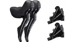 Shimano 105 R7020 Disc Shifterset Incl. Remklauwen-2x11