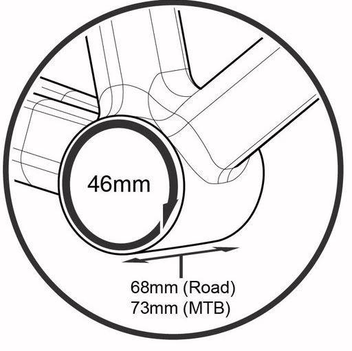 Prestine PF30>BB22/24 Press-Fit Adapters SRAM-Zwart 3 Prestine PF30>BB22/24 Press-Fit Adapters SRAM-Zwart - Image 3
