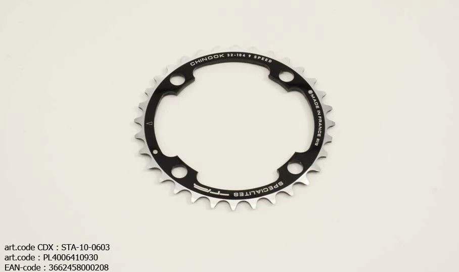 Specialites TA Chinook Steek 64 (Shimano Atb Binnen. Trippel) Kettingblad 1 Specialites TA Chinook Steek 64 (Shimano Atb Binnen. Trippel) Kettingblad